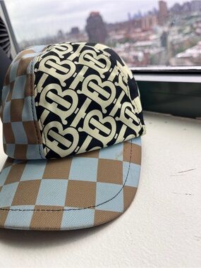 Burberry Checker and Monogram Cap size 8y-12y